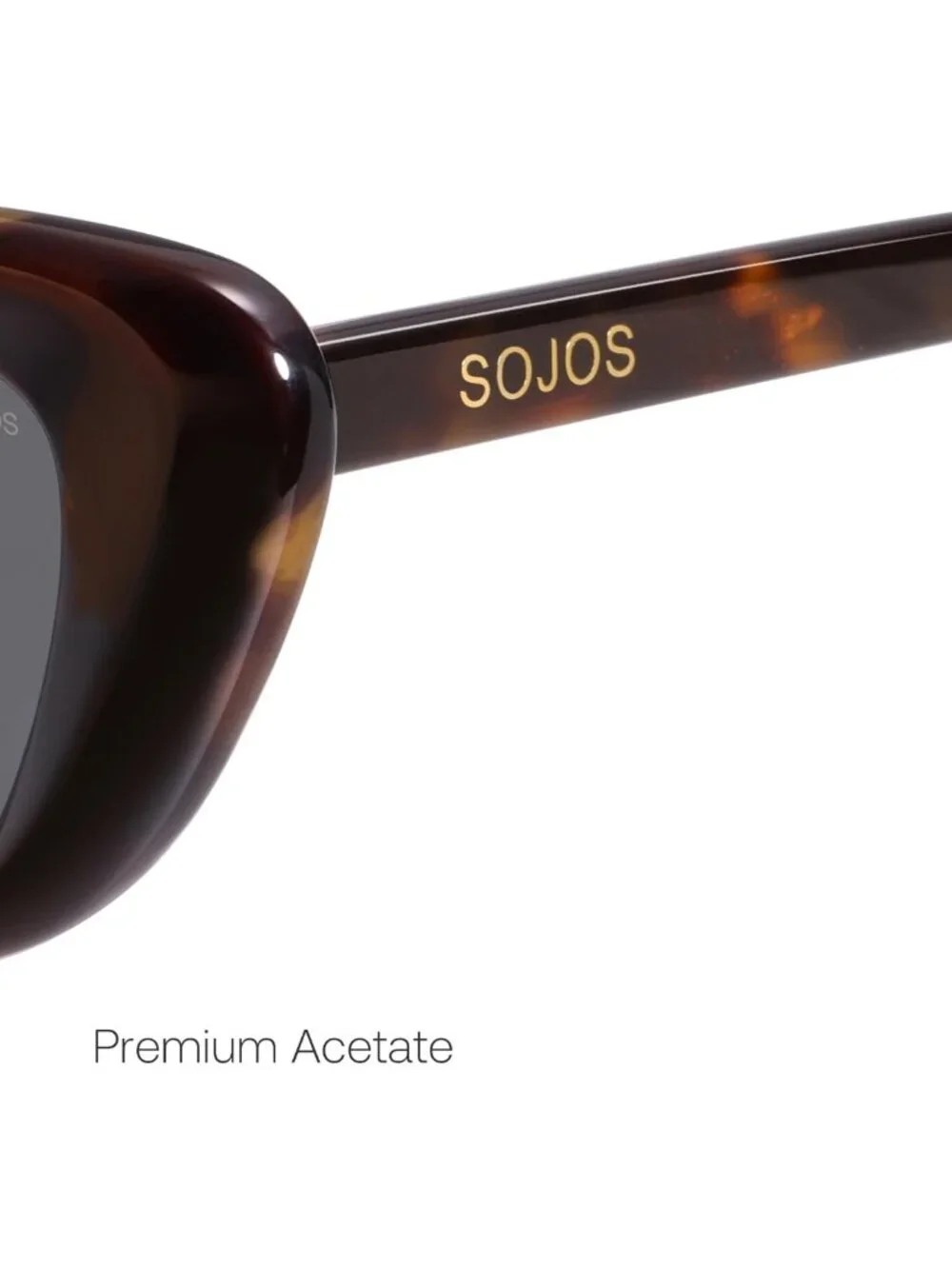 Chic Cat Eye Polarized Sunglasses for Women - Stylish Acetate Frame, UV